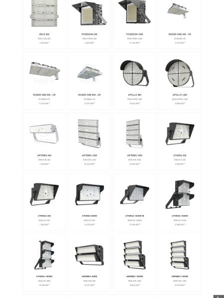 Đèn LED thể thao Raito
